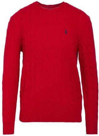 Ralph Lauren CABLE-KNIT WOOL-CASHMERE SWEATER