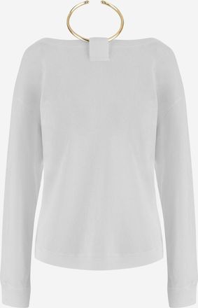 Darkpark Top in cotone Darkpark con anello in metallo