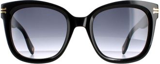 Marc Jacobs Square Womens Black Dark Grey Gradient MJ 1012/S - One Size