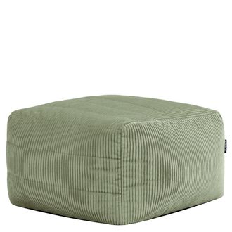 Icon Brand Puf reposapi&eacute;s modular en pana verde salvia