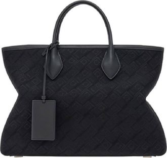 Ferragamo Jaquard Top Handle Tote Bag
