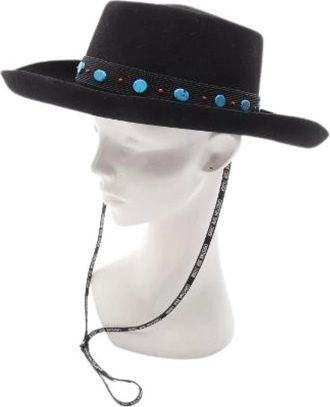 Dior Pre-owned Accessories, female, Black, Size: ONE SIZE Pre-owned Rabbit Hat