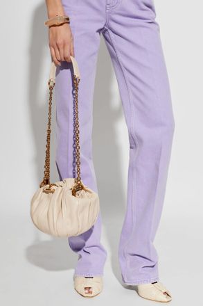 Chlo&eacute; Pliss&eacute; Shoulder Bag, Womens, Beige