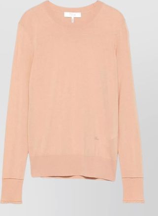 Chlo&eacute; fine-knit wool crewneck sweater