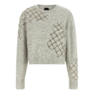 Pinko Mujer, Jerseys, Gris, Talla: M
