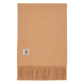 Carhartt Work in Progress Carhartt Wip, Winter Scarves, male, Beige, Size: ONE SIZE Clan Scarf