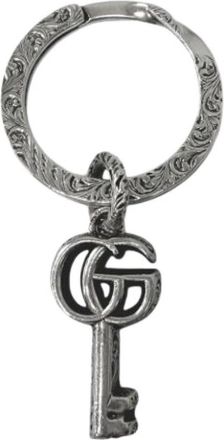 Gucci Pre-owned Keyring - Heren - Vintage Accessoires - Grijs - ONE Size - Vintage