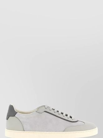Brunello Cucinelli leather and suede sneakers