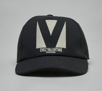 Valentino Chez Valentino Baseball Cap with Embroidery