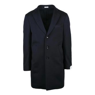 Breras Milano Breras, Heren, Mantels, Blauw, Maat: 2XL Wol