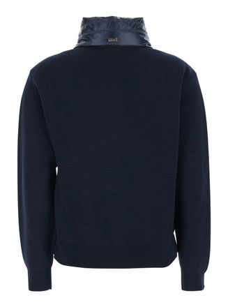 Herno Womens Jacket Cotton-Nylon Blue Puffer