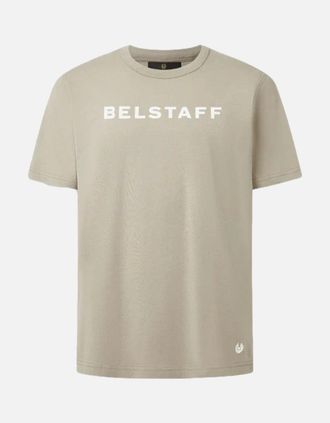 Belstaff Mens Belstaff Logo T-Shirt Dark Sand - Tan - Size: 40