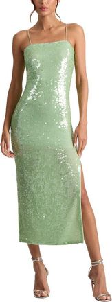 Alice & Olivia Alice + Olivia Fifi Sequin Midi Dress
