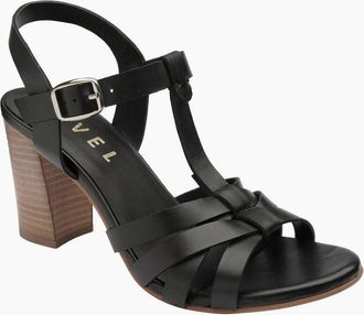 Ravel Womens Elsdon Womens Heeled Sandals - Black - Size: 5