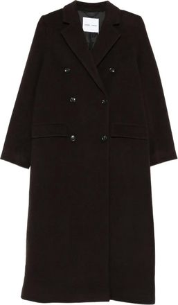 Samsøe & Samsøe double-breasted coat - Brown