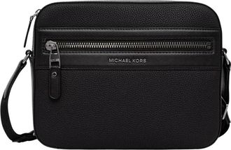 Michael Kors Jet Set Crossbody Tas van Gekorreld Leer - Heren - Schoudertassen - Zwart - ONE Size - Leer - Tassen