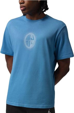 Nike Jordan Sport Dri-FIT Graphic T-Shirt Blue Beyond White IM7813-484