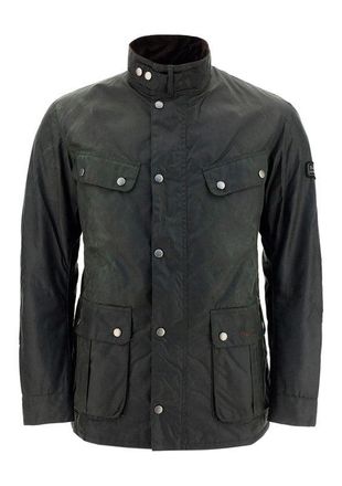 Barbour Mens Waxed Cotton Jacket Duke Wax Sage