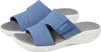 Bzees Carefree Wedge Sandals Womens Sandals Blue : 9.5 M