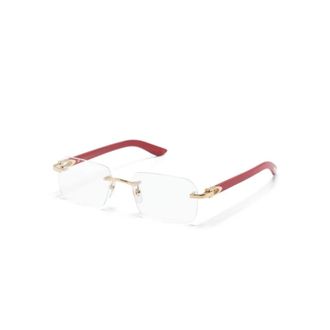 Cartier Glasses, male, Yellow, Size: 56 MM Ct0453O 003 Optical Frame