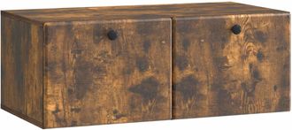 vidaXL Mueble De Tv De Pared 78,5 X 41 X 30 Cm Roble Ahumado Vidaxl