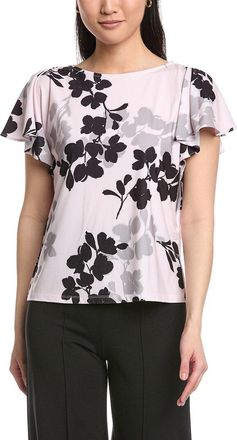Anne Klein Cascade Flutter Sleeve Top