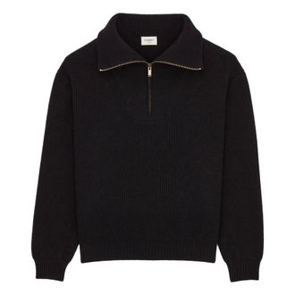 Saint Laurent Heren, Truien, Zwart, Maat: M Wol