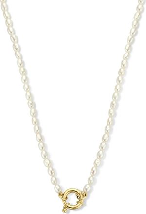 Isabel Bernard Halsketten - Aidee Marissa 14 karat necklace with Freshwater pe - Gr. unisize - in Gold - für Damen