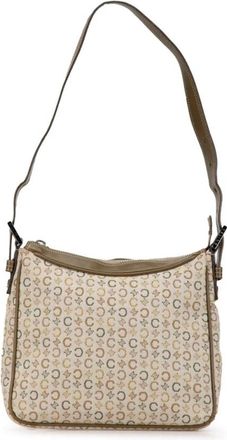 Celine Pre-owned Shoulder Bags, female, Brown, Size: ONE SIZE Pre-owned C Macadam Canvas Shoulder Bag