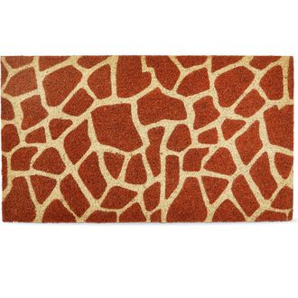 Tag Giraffe Non-Slip Coir Mat Multi Coir Everyday in Brown at Nordstrom, Size Medium