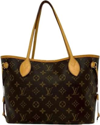 Louis Vuitton Pre-owned Vintage Tote Bag - Dames - Vintage Shopper - Bruin - ONE Size - Leer - Vintage