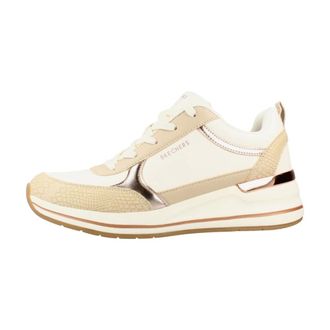 Skechers Schoenen, Dames, Beige, 38 EU, Leer, Billion 2