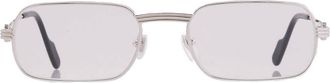 Cartier Demo Rectangular Mens Eyeglasses CT0556O 002 55
