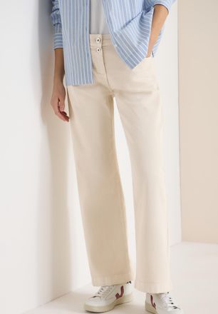 Cecil Weite Jeans CECIL Style NEELE, Damen, Gr. 25, L&auml;nge 30, pearl beige, Denim/Jeans, Obermaterial: 98% Baumwolle, 2% Elasthan. Futter: 52% Polyester, 48%