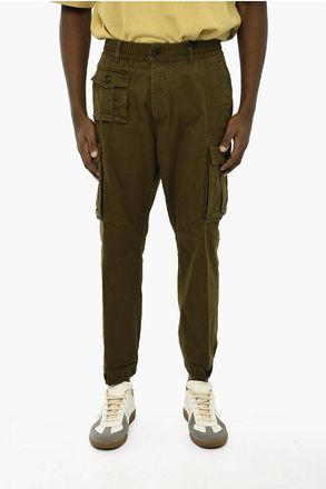 Dsquared2 Cotton Cargo Pants with Drawstring Waist size 50
