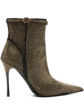 Kurt Geiger 105 mm laarzen met gesp en studs - Goud