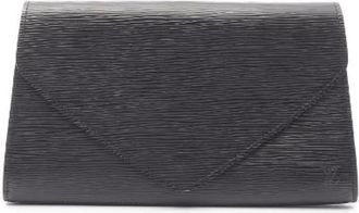 Louis Vuitton Pre-owned Clutches, female, Black, Size: ONE SIZE Pre-owned Leather clutches