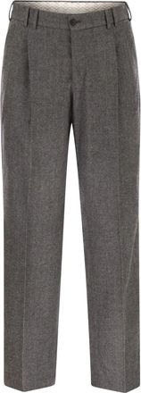 Pantaloni Torino Pantaloni Michael con pieghe - Grigio