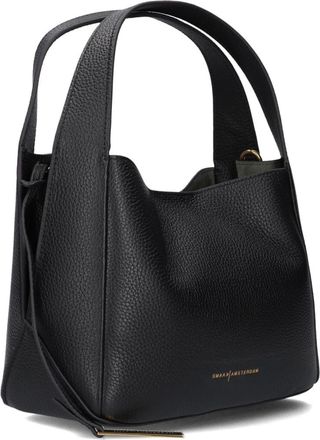 Smaak Tassen, Dames, Zwart, ONE Size, Leer, Sophie Handbag
