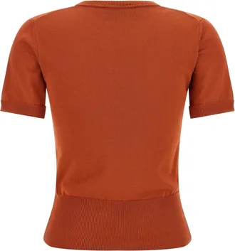 Vivienne Westwood Womens Orange Cotton T-Shirt