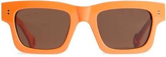 J.W.Anderson Rectangular Sunglasses in Orange at Nordstrom