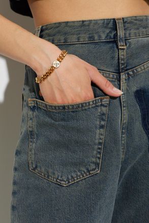 Off-white Brass Bracelet, Womens, Gold