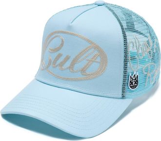 Cult of Individuality Rope Logo Snapback Trucker Hat in Blue Glow at Nordstrom