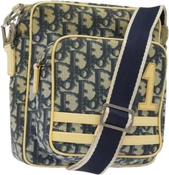 Dior Pre-owned Cross Body Bags, female, Multicolor, Size: ONE SIZE Pre-owned Vintage Trotter Shoulder Bag