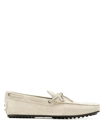 Tod's Gommino suede driving shoes - Grigio