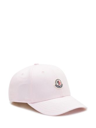 Moncler Light Pink Logo Baseball Hat
