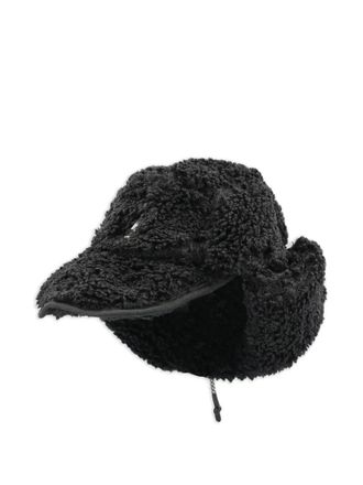 Kangol fleece ear-flap hat - unisex - Polyester - One Size - Black