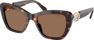 Swarovski SK6018 100273 Womens Sunglasses Tortoiseshell Size 52