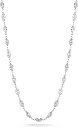 Glaze Jewelry Sterling Silver Marquise Cubic Zirconia Necklace at Nordstrom Rack