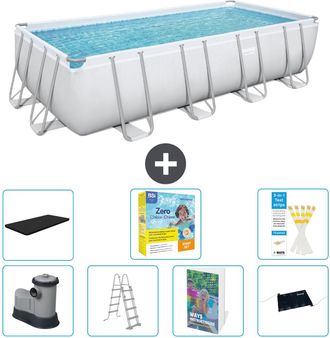 Bestway Piscina Bestway Power Steel Rectangular - 549x274x122 Cm - 8-piezas S582